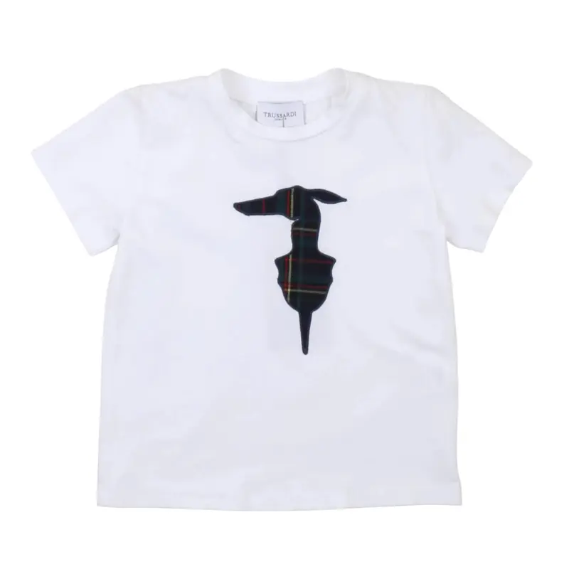 Trussardi T-shirt manica corta bianca bambina