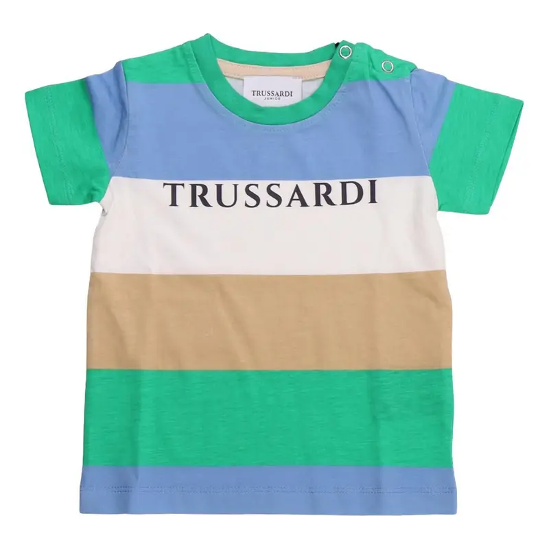Trussardi T-shirt multicolore neonato