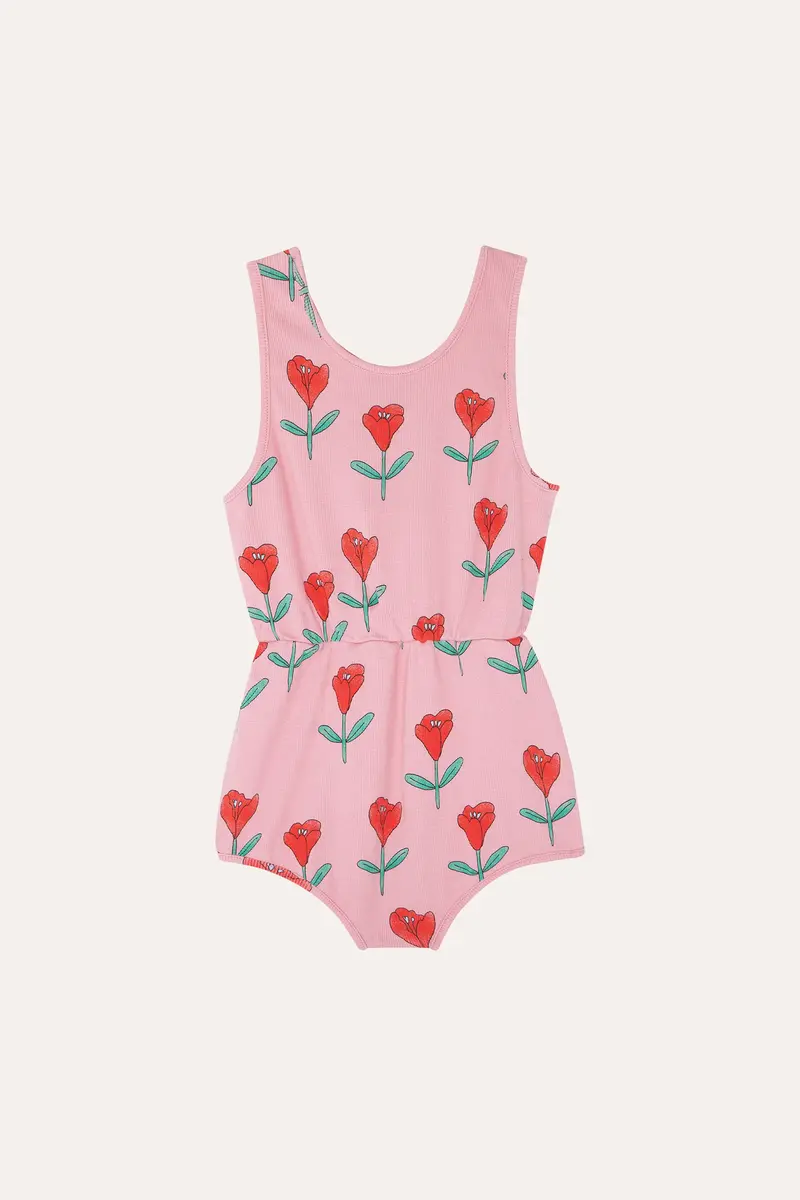 Tulips Allover Kids Overall