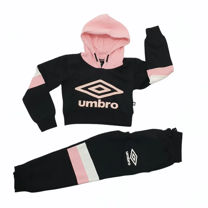 Tuta bambina umbro con felpa corta