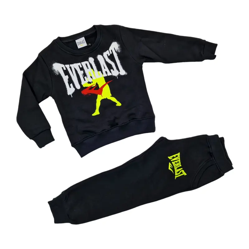 Tuta bambino Everlast  invernale con stampa pugile