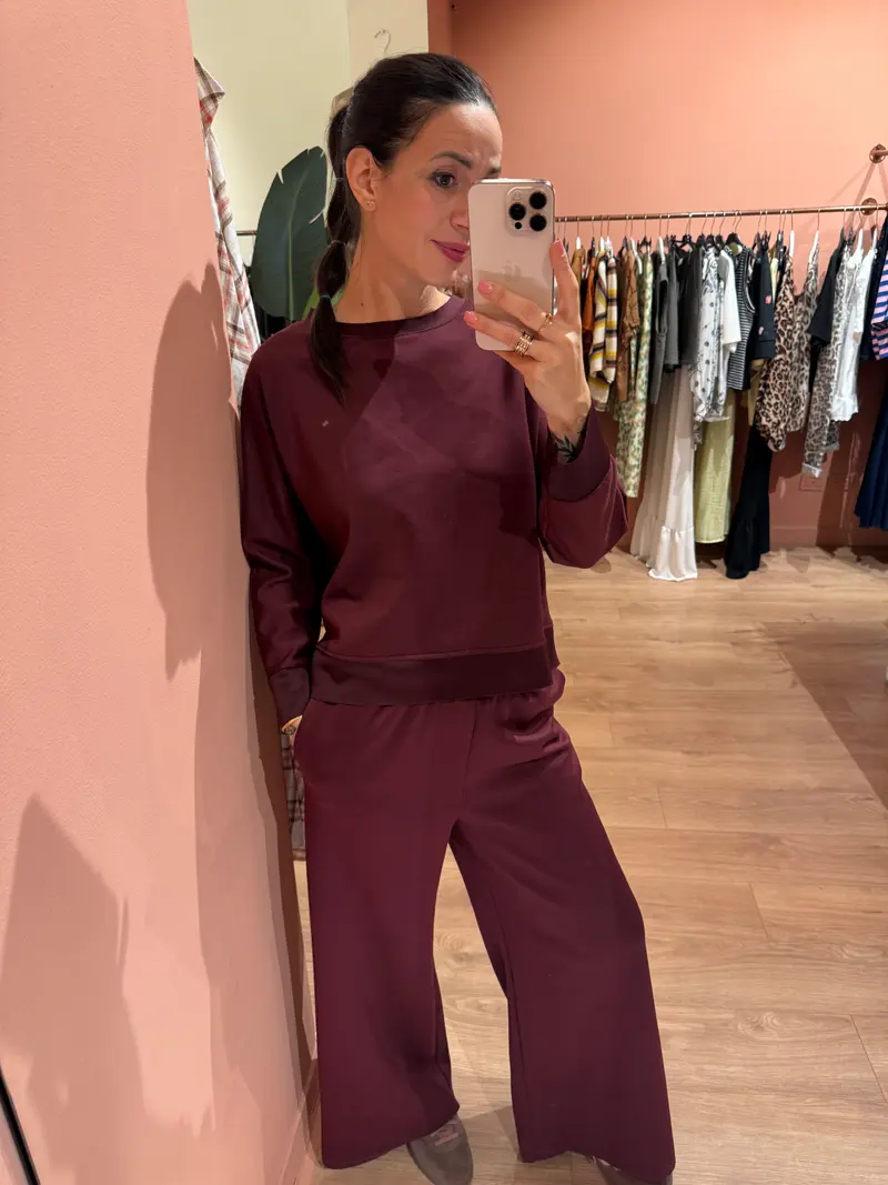 Tuta Charlotte burgundy