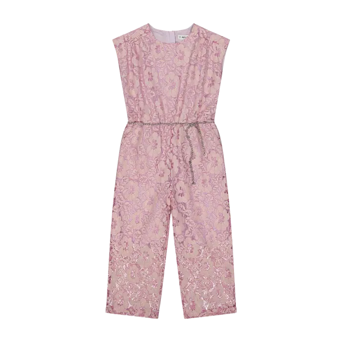 Tuta in pizzo per bambina