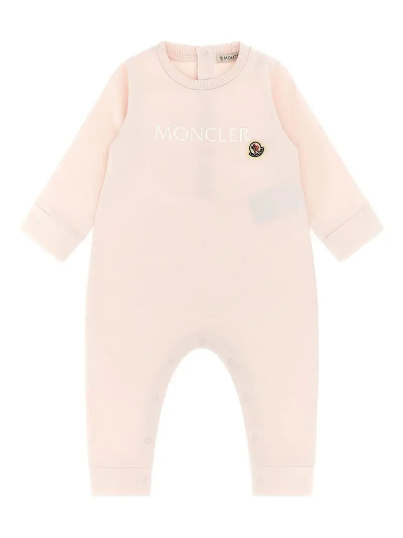 Tutina per neonata Moncler Enfant con logo