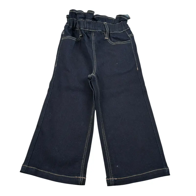 Twinset Jeans tinta unita con Elastico In Vita Blu per Neonata