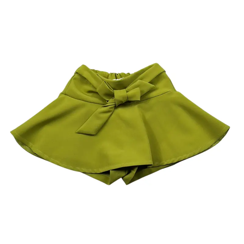U+È Short tinta unita con Eastico In Vita Verde per Neonata