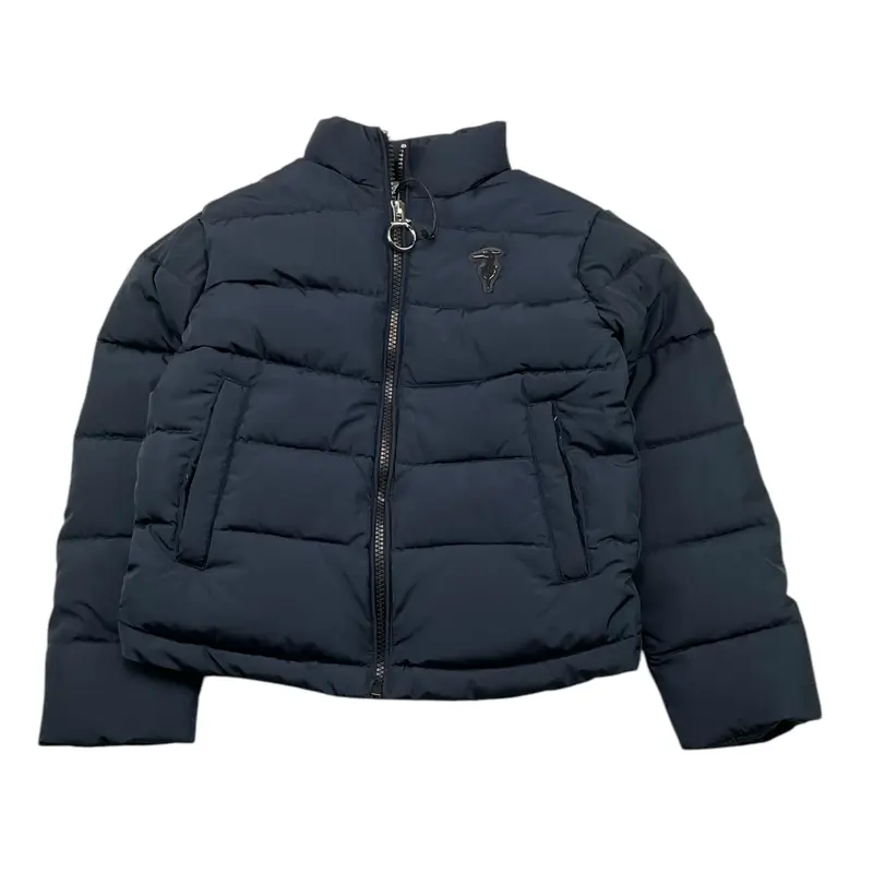 U.S. Pollo Assn Giubbino tinta unita con Zip E Cappuccio Blu per Bambino