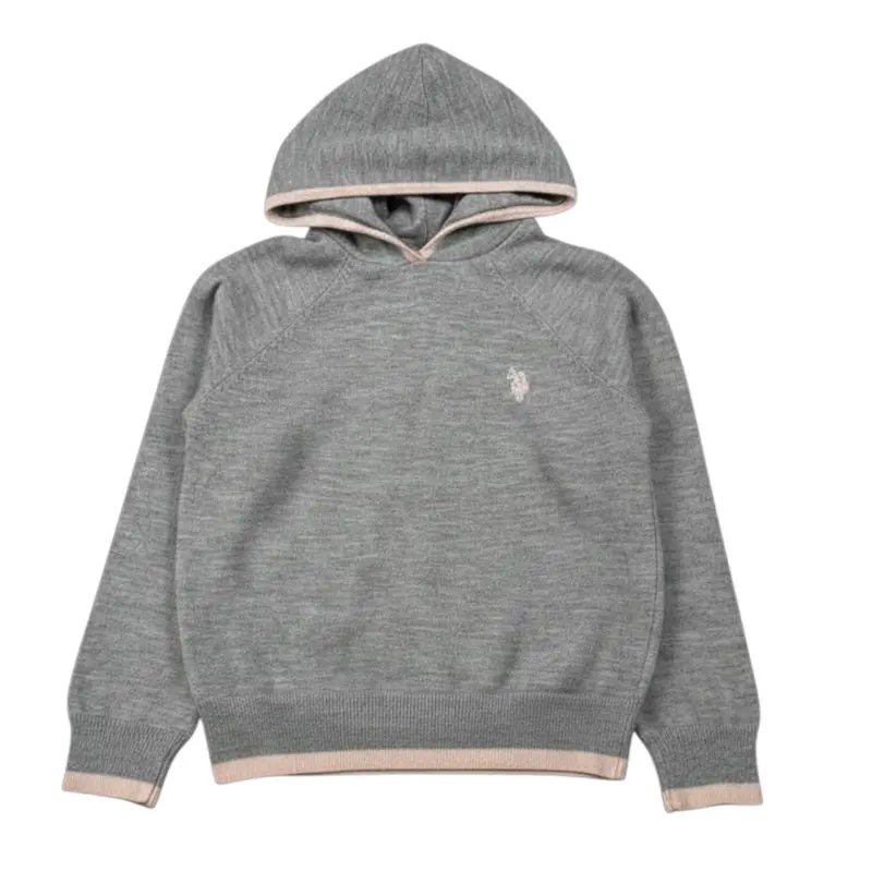U.S. Polo Assn Completo 2 Pezzi Maglia-Pantalone tinta unita Grigio per Bambina