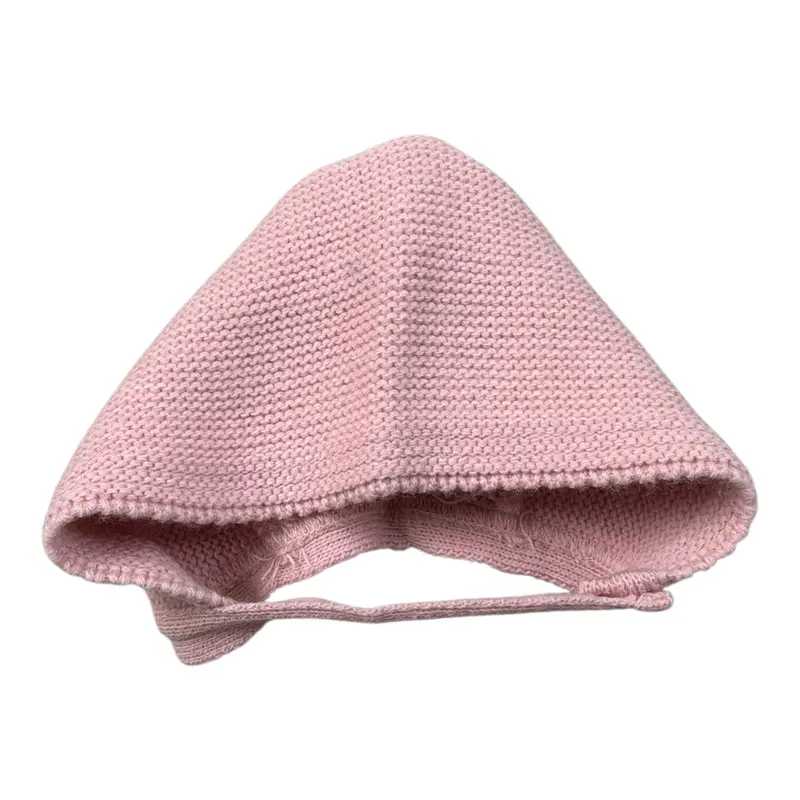 Valentina Bebes Cappello tinta unita con Ricami Rosa per Neonata