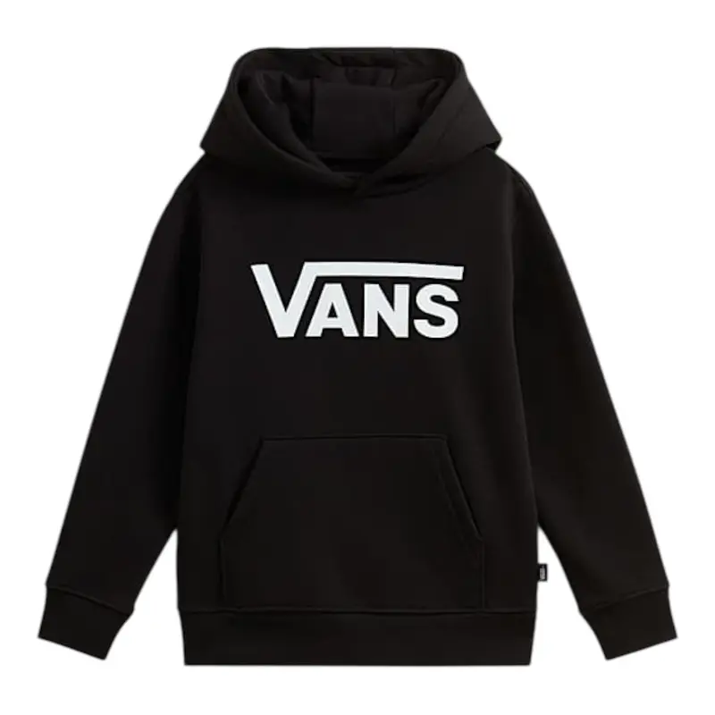 Vans Felpa Chiusa Girocollo tinta unita con Logo Nero per Neonato