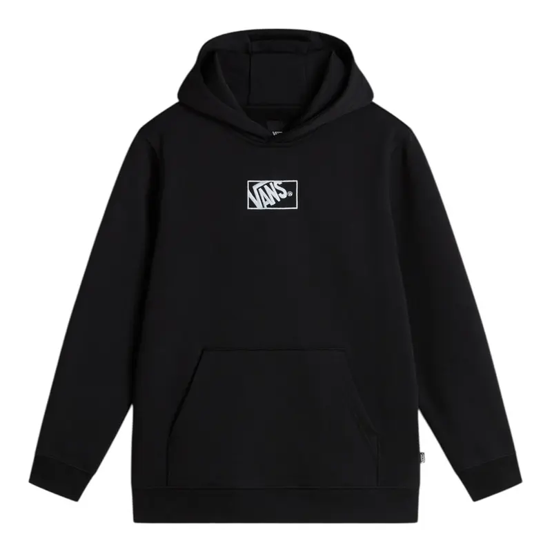 Vans Felpa tinta unita con Cappuccio E Logo Nero per Bambino