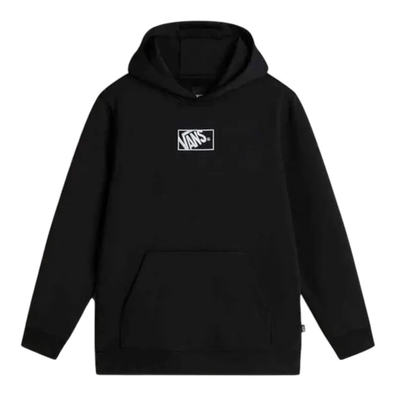 Vans Felpa tinta unita con Cappuccio E Logo Nero per Bambino