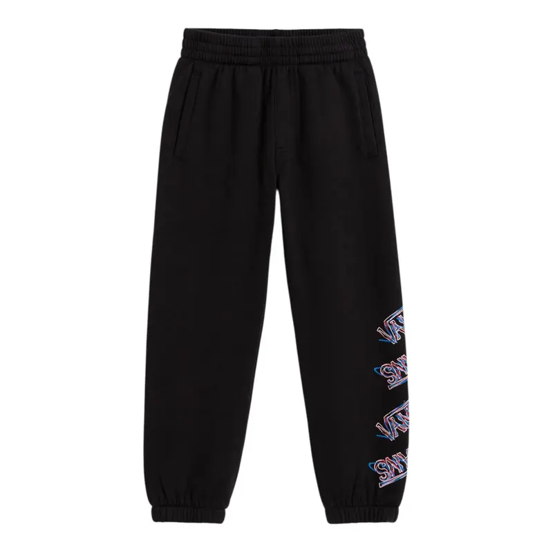 Vans Pantalone Tuta tinta unita con Stampe Nero per Neonato