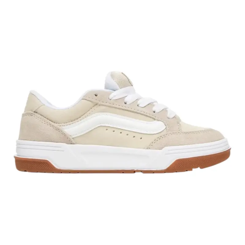 Vans Sneakers Bicolore con Lacci Beige per Bambino