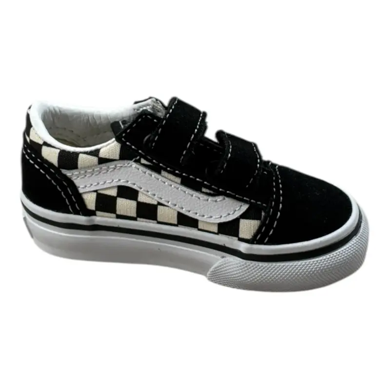 Vans Sneakers tinta unita con Strappi Nero per Bambino