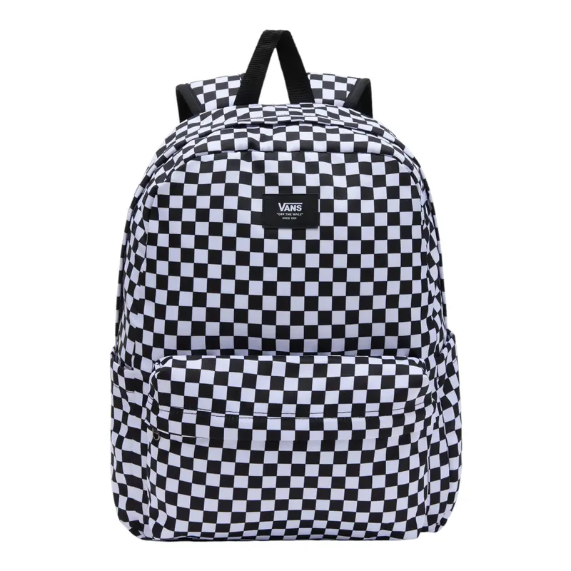 Vans Zaino Bicolore Fantasia Quadri Bianco/Nero per Bambino