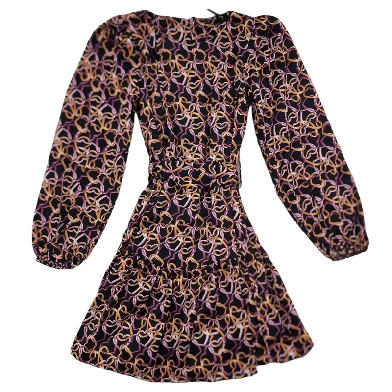Vestito bambina fantasia cuori intrecciati