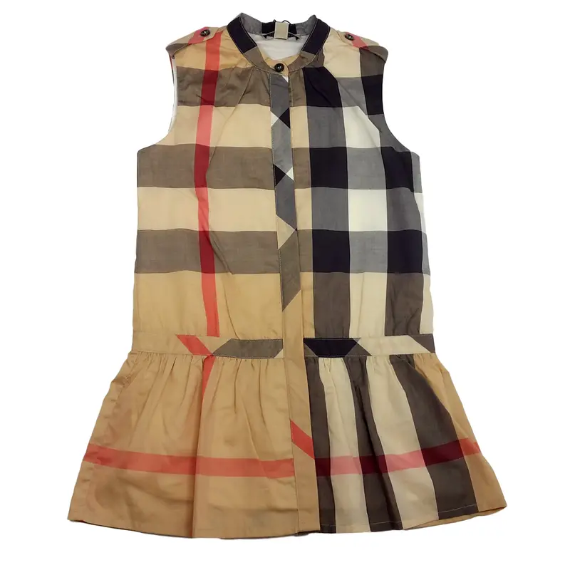 VESTITO bambina smanicato in cotone