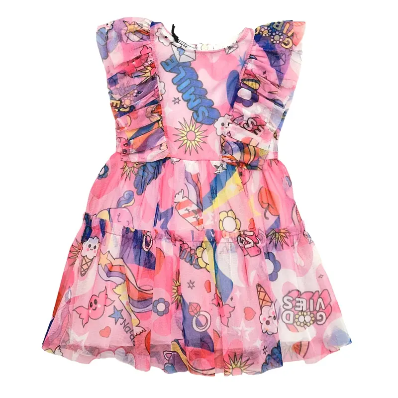 Vestito bambina stampa fumetti
