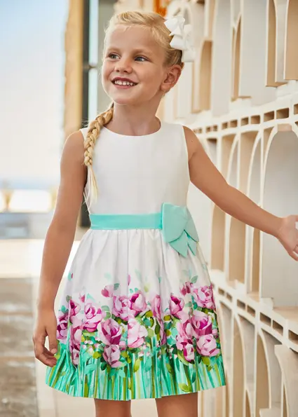 Vestito bordatura bambina