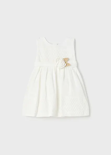 Vestito guipure neonata