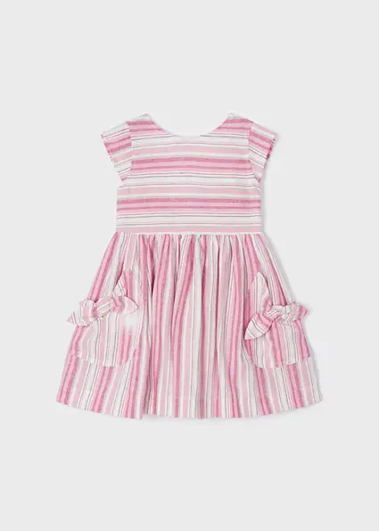 Vestito righine bambina