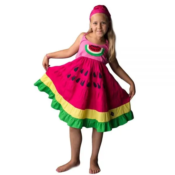 Voganto Kids Vestito bambina Anguria