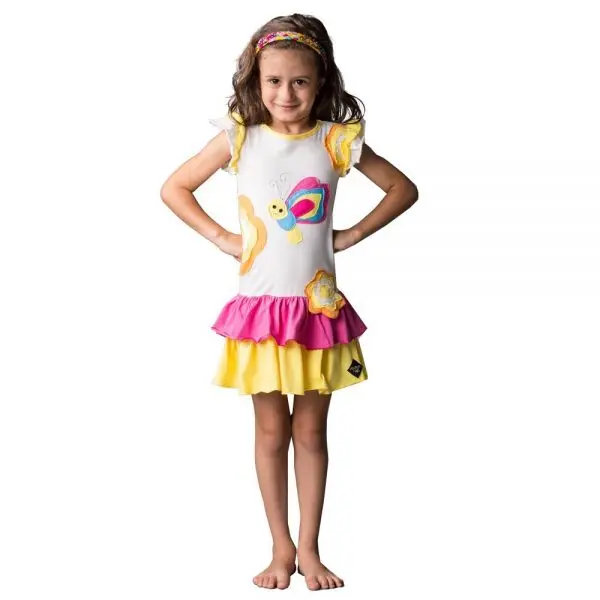 Voganto Kids Vestito bambina Farfallina