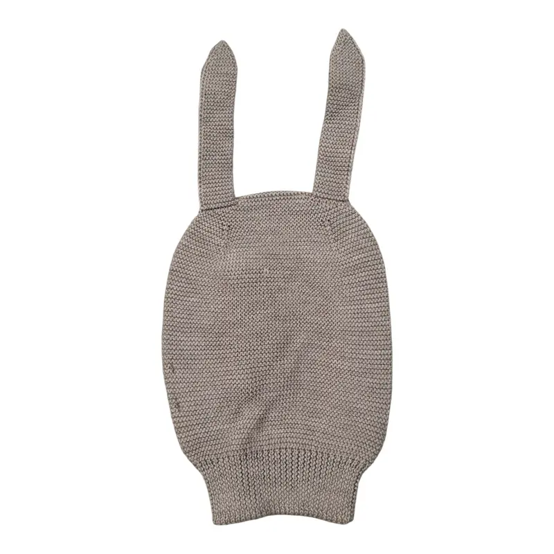 Wedoble Cappello tinta unita con Orecchie Beige per Neonata