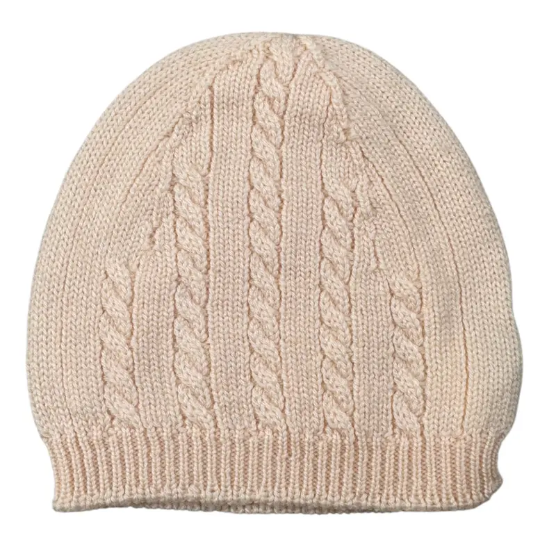 Wedoble Cappello tinta unita con Ricami Pesca per Neonato