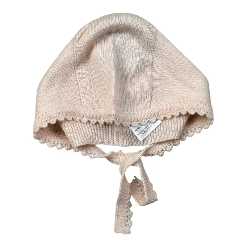 Wedoble Cappello tinta unita con Ricami Rosa per Neonata
