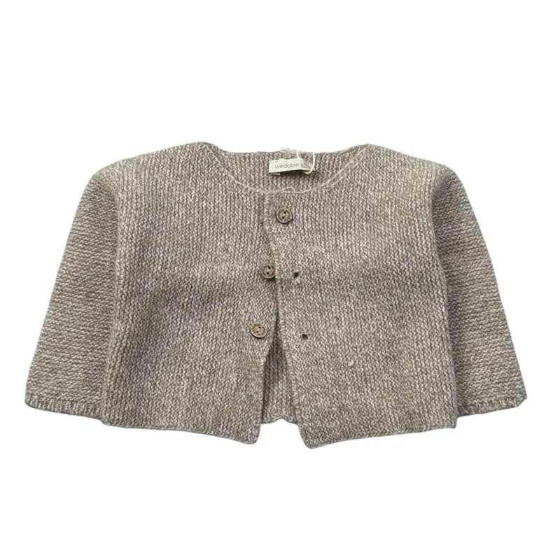 Wedoble Cardigan tinta unita Beige per Neonato