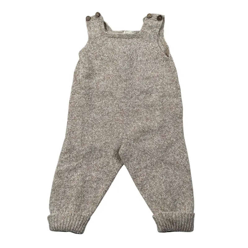 Wedoble Tutina Giromanica tinta unita Beige per Neonato