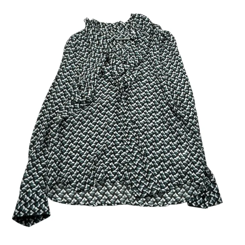 Xacus Camicia tinta unita con Fantasia Verde per Bambina