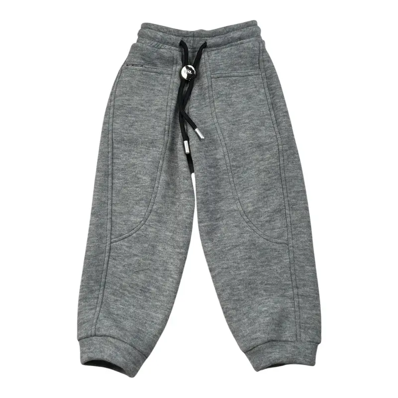 Yes London Pantalone Modello Tuta tinta unita Grigio per Neonato
