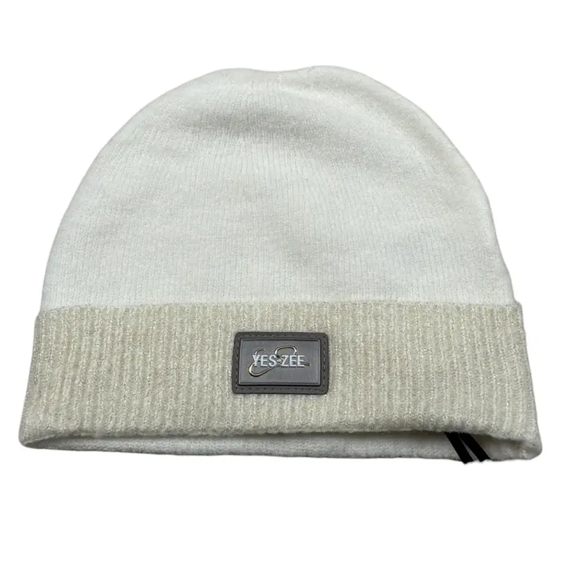 Yes Zee Cappello tinta unita Panna per Bambina
