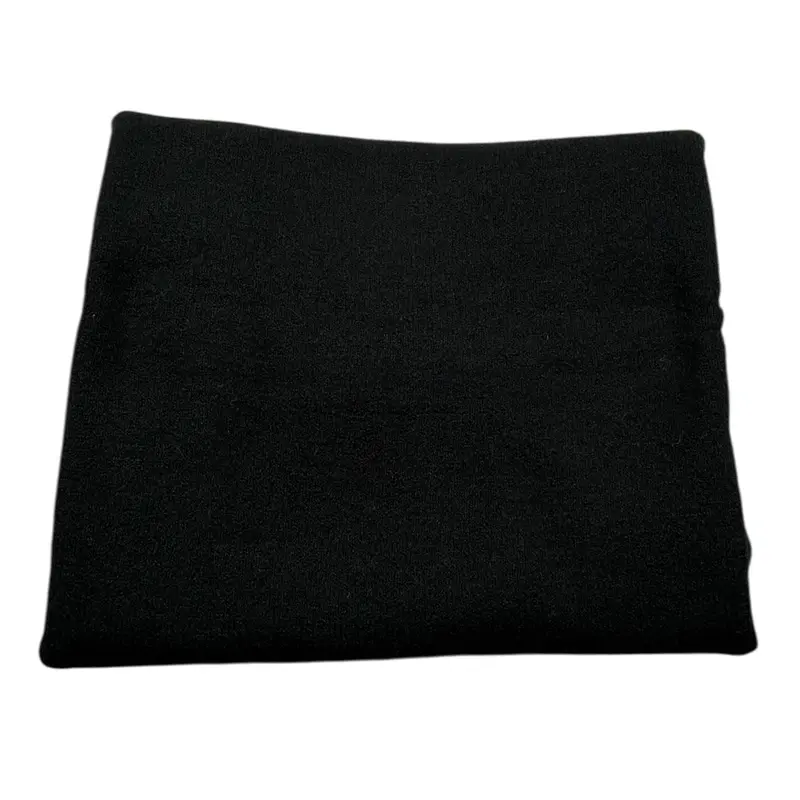 Yes Zee Sciarpa tinta unita Nero per Bambina