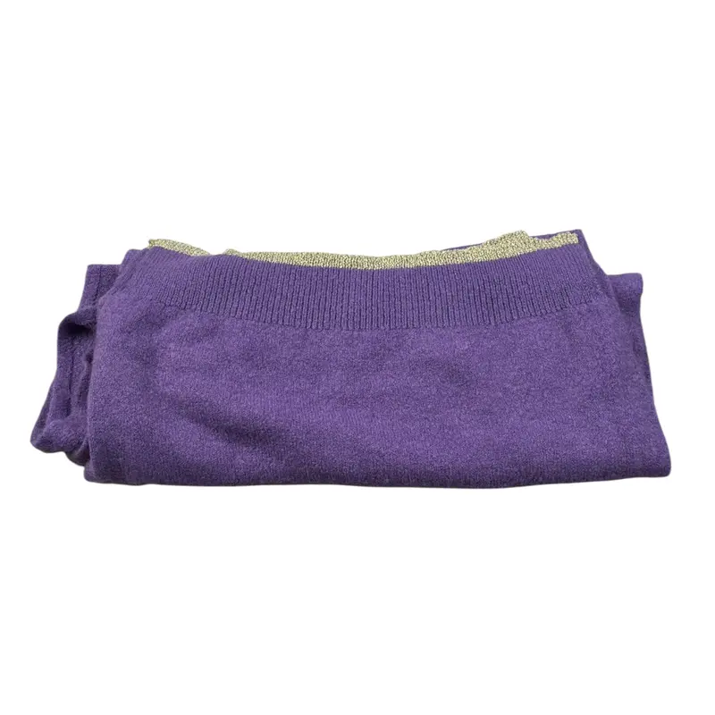 Yes Zee Sciarpa tinta unita Viola per Bambina