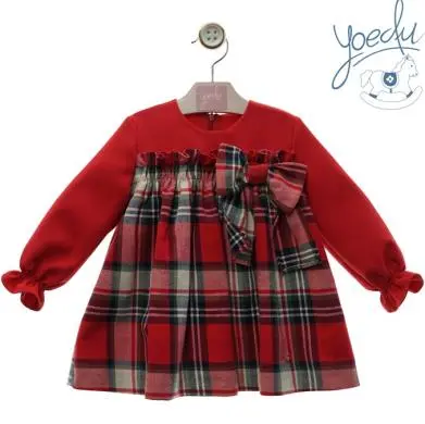 YOEDU ABITO BAMBINA IN TESSUTO COMBINATO 5152-4294 -