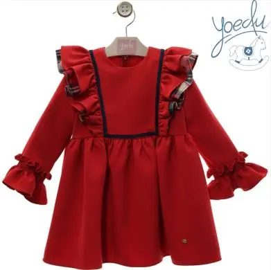 YOEDU ABITO BAMBINA IN TESSUTO COMBINATO 5153-4294 -
