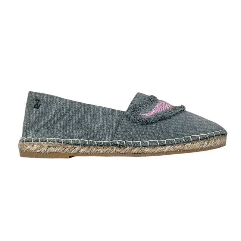 Zadig&Voltaire Espadrillas tinta unita Grigio per Bambina