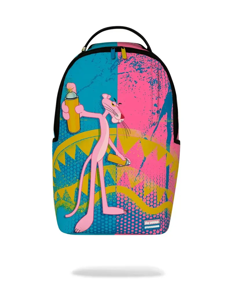 ZAINO CON BOMBOLETTE SPRAY PINK PANTHER SPRAYGROUND