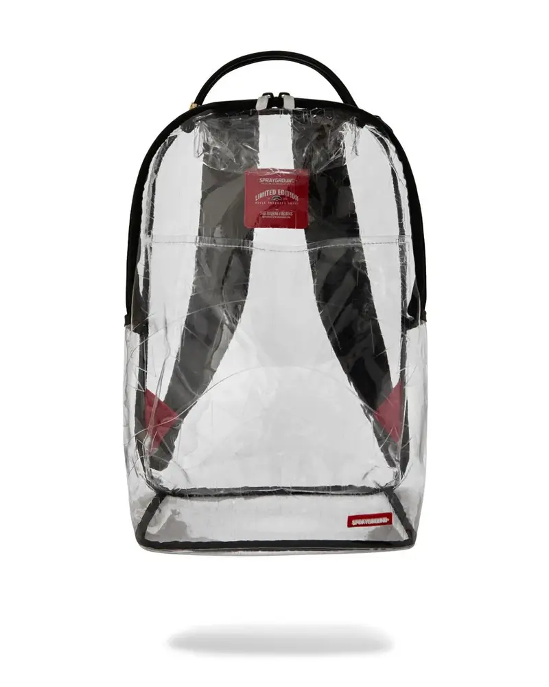 ZAINO TRASPARENTE CON GRAFFITI IN RILIEVO SPRAYGROUND