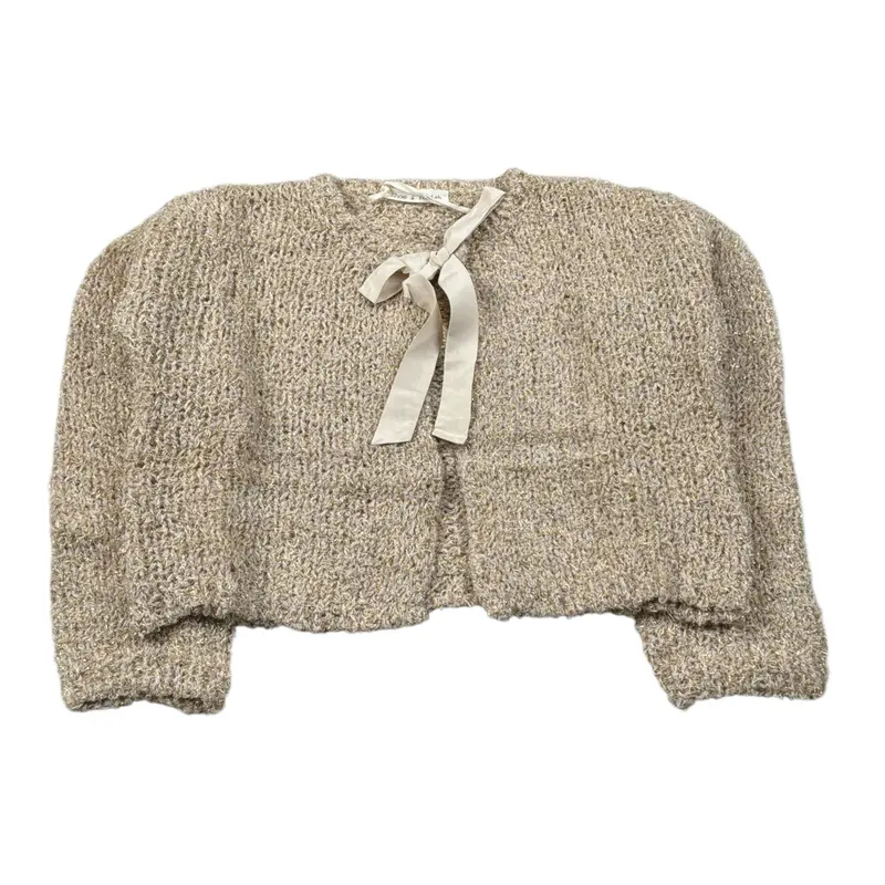 Zhoe & Tobiah Cardigan tinta unita Oro per Bambina