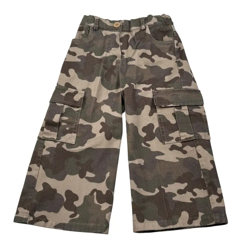 Zhoe & Tobiah Pantalone Fantasia Militare Modello Palazzo Verde per Bambina