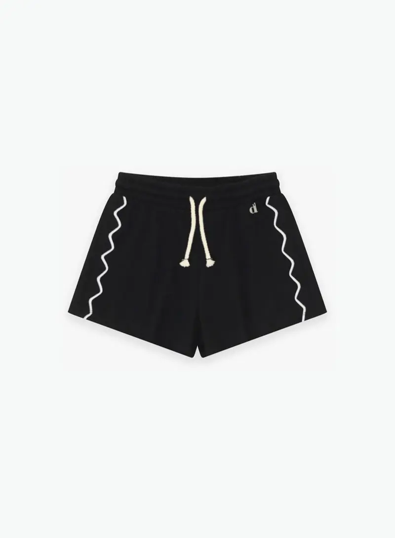 Zigzag print shorts